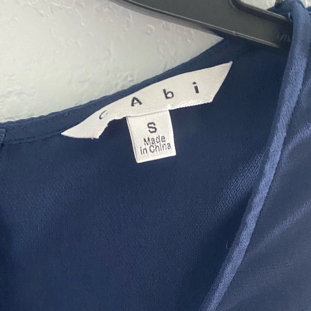 Cabi Blue Jumpsuit - Picture 5 of 8